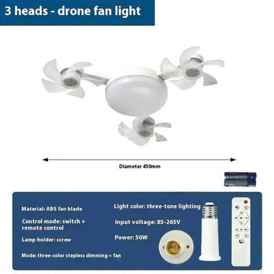 Smart remote control fan light