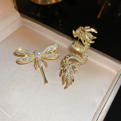 Dragon Brooch with Diamonds