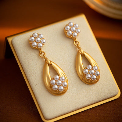 Water Drop Natural Freshwater Pearl Earrings