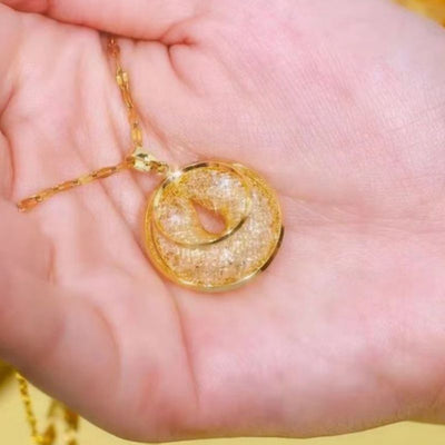 Double Ring Necklace