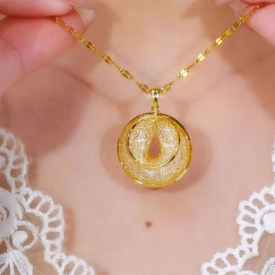 Double Ring Necklace
