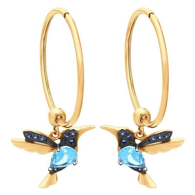 Hummingbird Hoop Earrings Deegnt