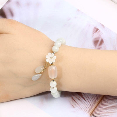 Emerald Jade Stone & Agate Bracelet Deegnt
