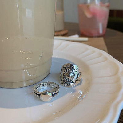 Roslyn Silver Statement Rings