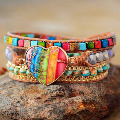 Jasper Chakra Love Bracelet Sale price