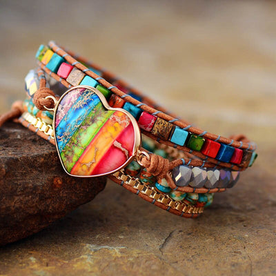 Jasper Chakra Love Bracelet Sale price