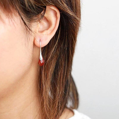 Blooming Jasper Classic Drop Earrings