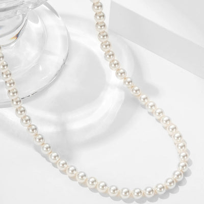 Natural pearl necklace