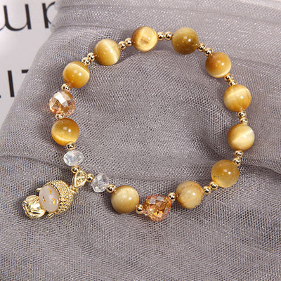 Smile ? Tiger's Eye Crystal Bracelet