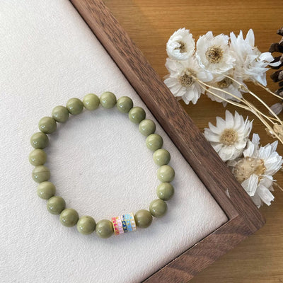 Peach Blossom Agate Bracelet