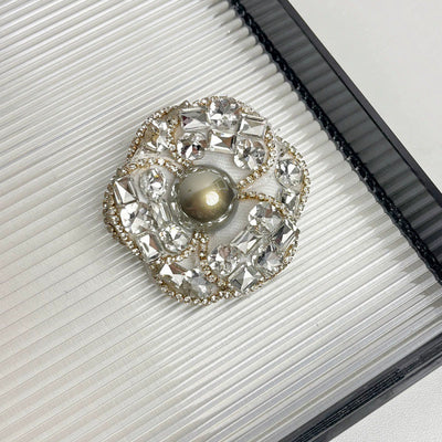 Flower Pearl Brooch