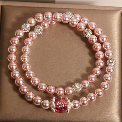 loveliness • Natural pearl stacking bracelet