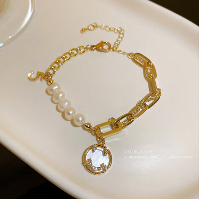 Smiley face ? Freshwater pearl bracelet