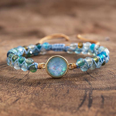 Intense Opal Evil Eye Bracelet