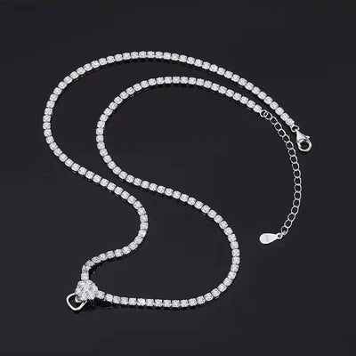 Golden Zircon Heart Jewelry Set
