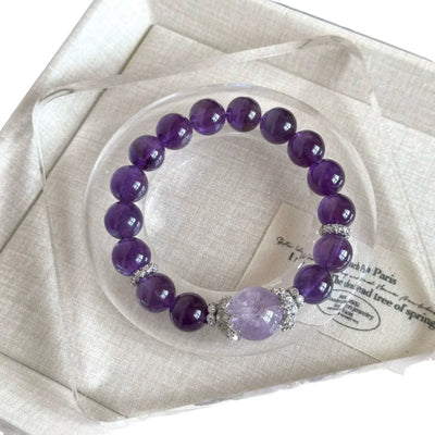 Natural Amethyst Grape Bracelet
