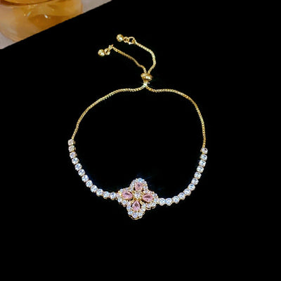 Petal Shine • Crystal Bracelet