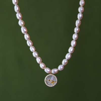 Stars • Pearl & Opal Necklaces