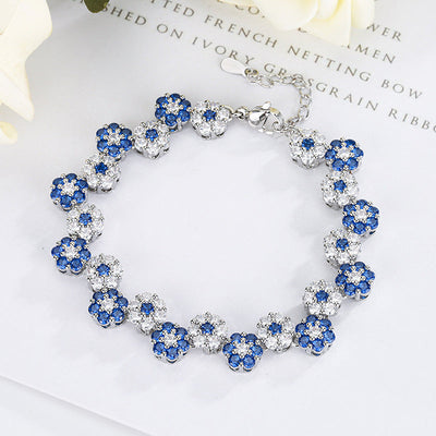 Deep Sea Flower β’ Crystal Bracelet & Necklace