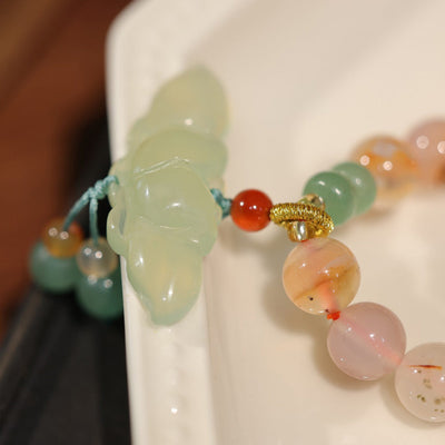 Pods • Double Circle Agate Bead Bracelet