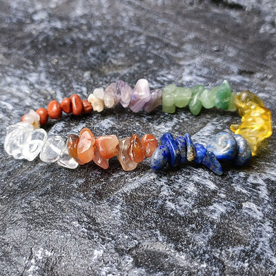 Energy Burst • Colorful Stone & Hexagonal Pillar Trio