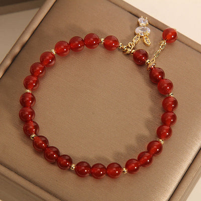 Bunny • Red Agate Bracelet