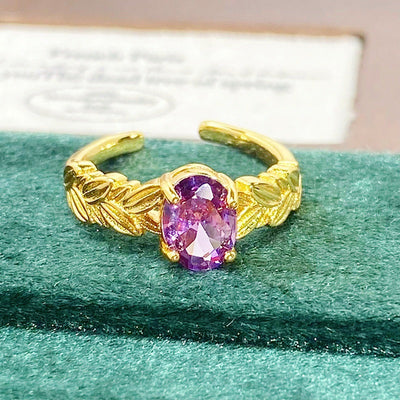 18K Gold Amethyst Ring Collection