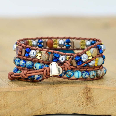 Blue Apatite Protection Bracelet