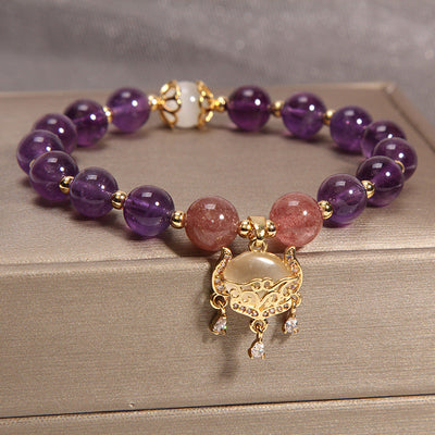 Crown ? Amethyst Jade Bracelet