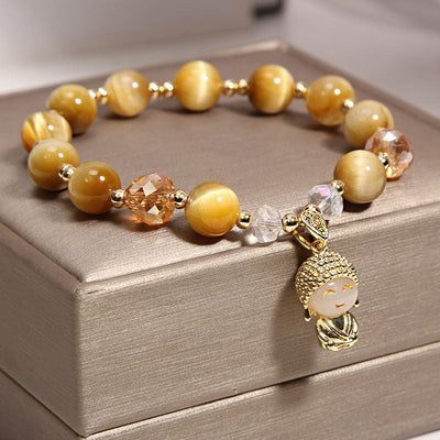 Smile ? Tiger's Eye Crystal Bracelet