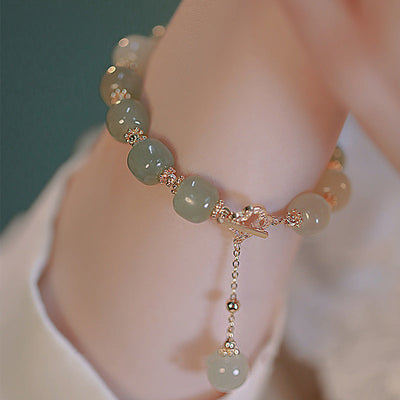 Confidence • Charisma Emerald Jade stone bracelet