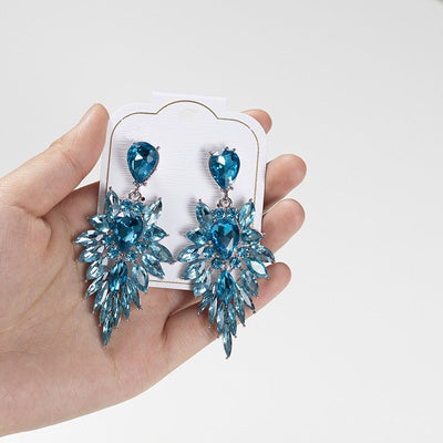 Crystal Tassel Earrings