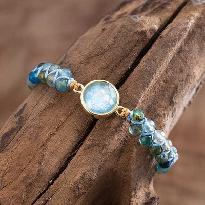 Intense Opal Evil Eye Bracelet