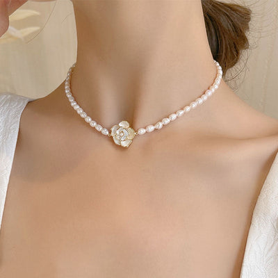 Camellia ? Pearl Necklace