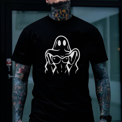 Trendy Men's Crew Neck Short-Sleeve T-Shirt