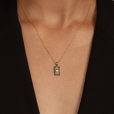 18K Gold Multi-Layer Tassel Necklace