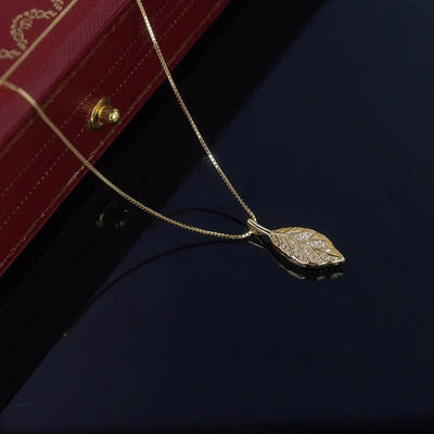 Golden branch natural stone necklace