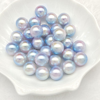 Half hole natural pearl loose beads