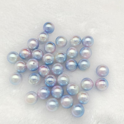 Half hole natural pearl loose beads