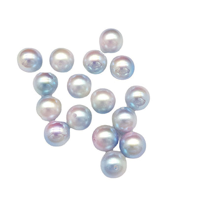 Half hole natural pearl loose beads