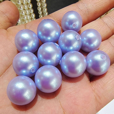 Half hole natural pearl loose beads