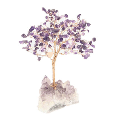 Crystal tree raw stone ornaments