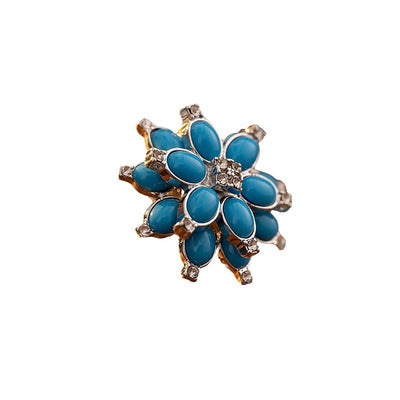 Multi-layer petal natural agate jewelry