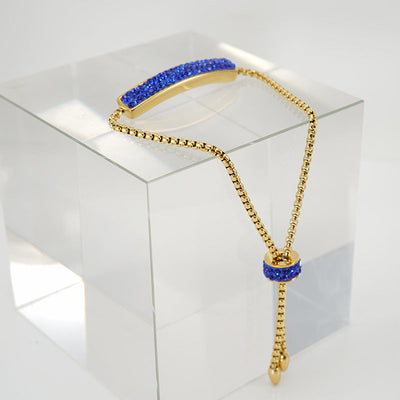 Adjustable diamond bracelet