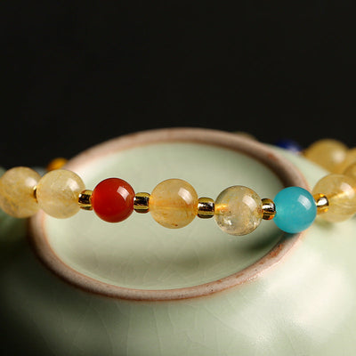 The Golden Glow Citrine Wealth Bracelet