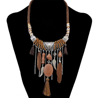 Bohemian Feather Necklace