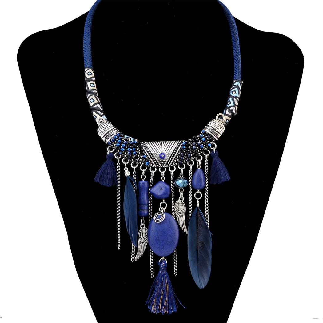 Bohemian Feather Necklace
