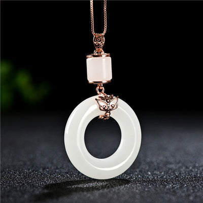 Lucky clasp ? Emerald Jade Stone necklace