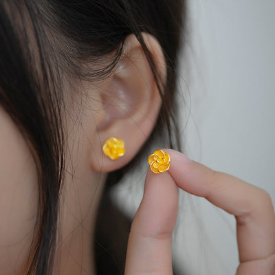 Small flower earrings