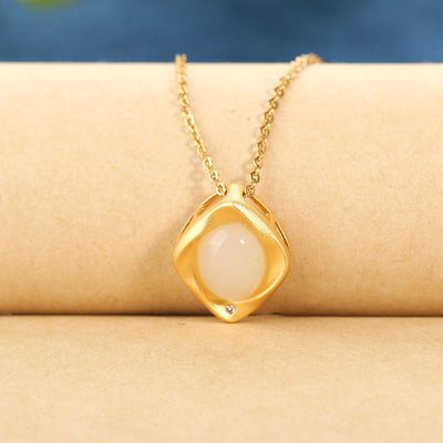 Parallel Space ? Agate Necklace
